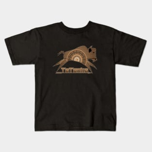 Buffalo Running "Brown" Kids T-Shirt